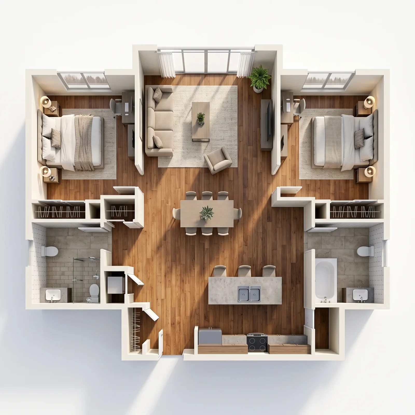 2BHK The Raveesh Apartment